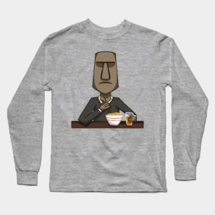 Moai-kun Long Sleeve T-Shirt